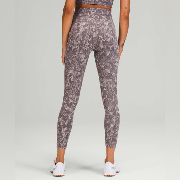 SOLD Lululemon Wunder Train High-Rise Tight 25" in Hideaway Camo Lunar Rock Mult - Picture 2 of 8